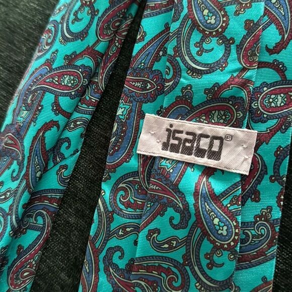 Jsaco %100 silk, made in Italy, vintage tie. - Picture 5 of 7